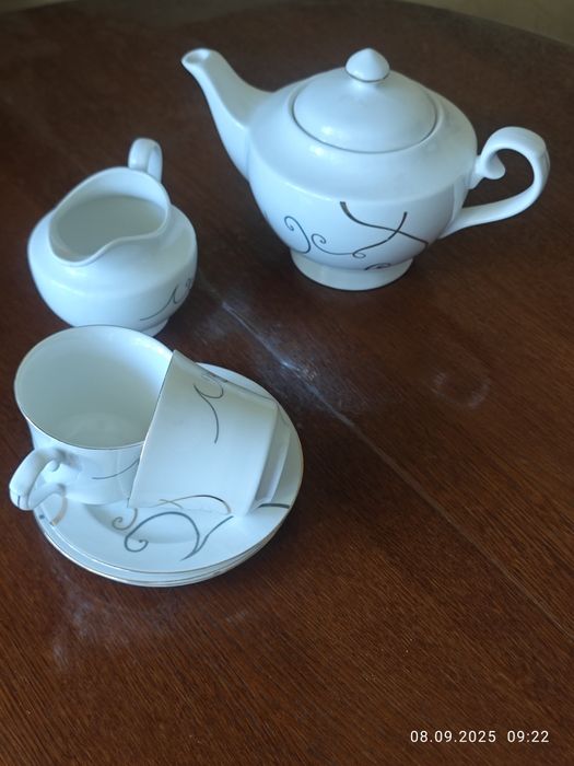 Сервіз Bona di Бона ді набір чашка з блюдцем 6 персон 15 предметів