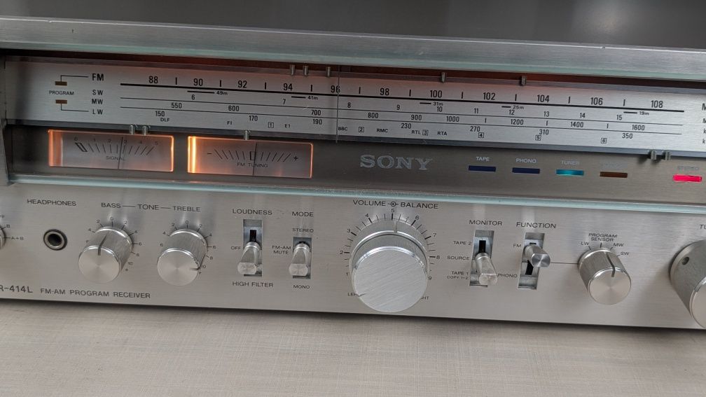 Sony STR-414L Wysokiej klasy analogowy amplituner FM stereo vintage