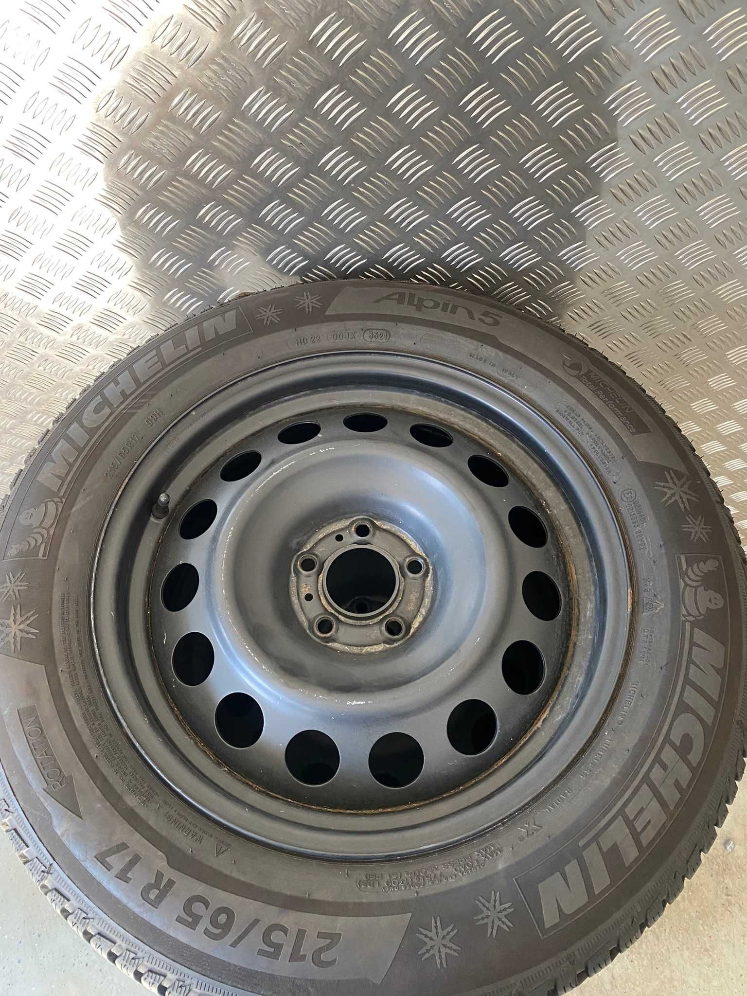 Koła Stalowe 7x17 ET42 5x108 Citroen C5 AirCross Michelin Adax Koźle