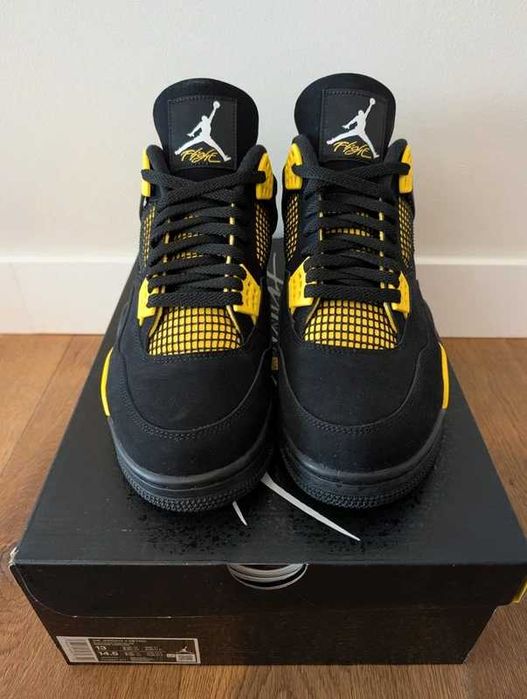 "Buty koszykówki "Jordan4_Retro_ThunderBlack_Roz.42