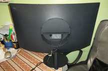 Samsung 32 cale, led, Curved, + kable, WADA: RYSKA Z LEWEJ STRONY.