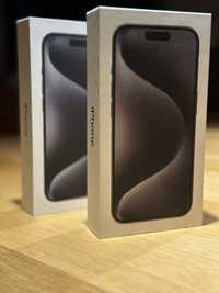 iPhone 15 pro Titanium Black 128 gb