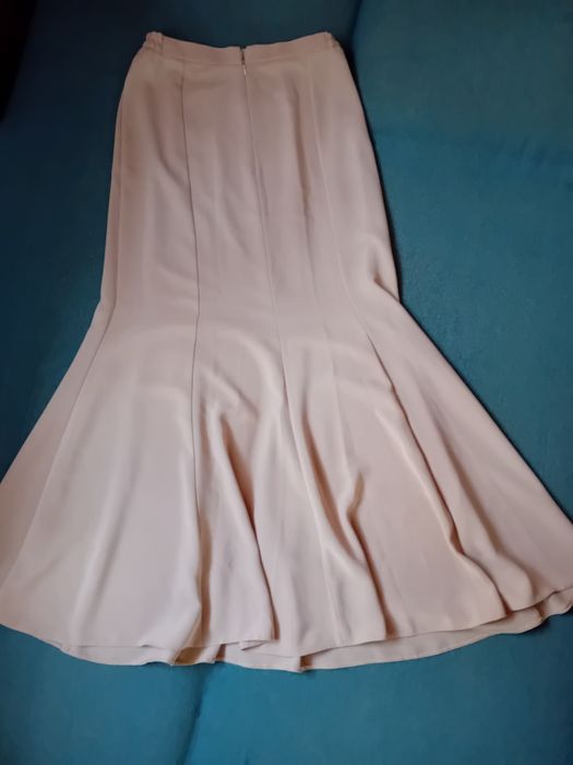 Spódnica długa, rozm. 40, kolor ecru