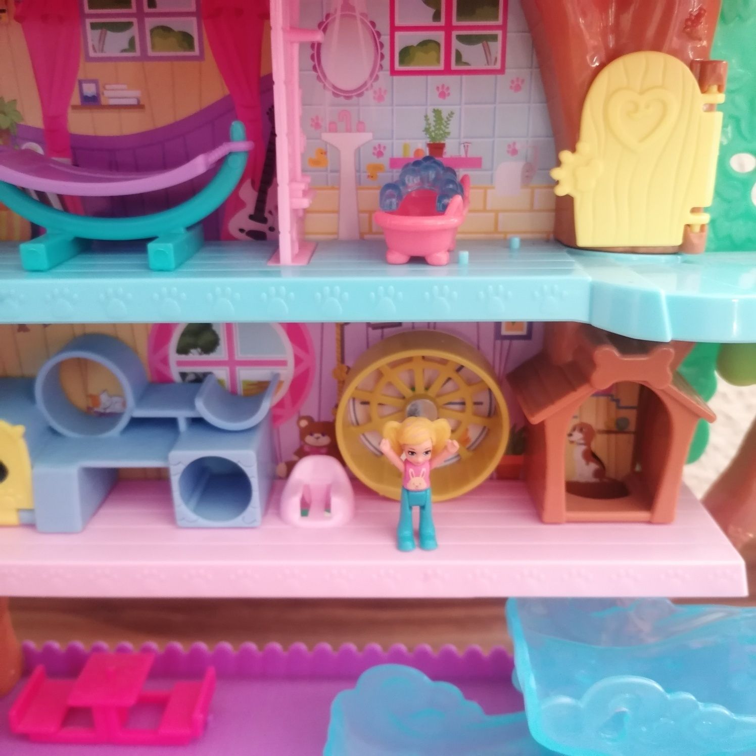 Polly Pocket Domek na drzewie Zestaw Mattel