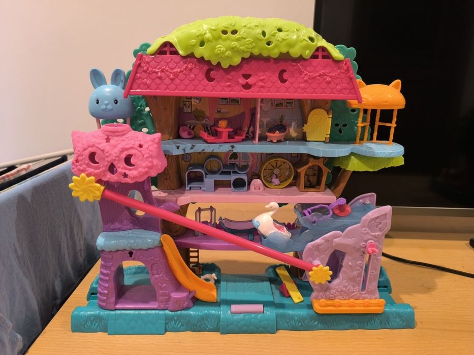 Zestaw zabawek Domek Dumel, Enchantimals, Polly Pocket całość