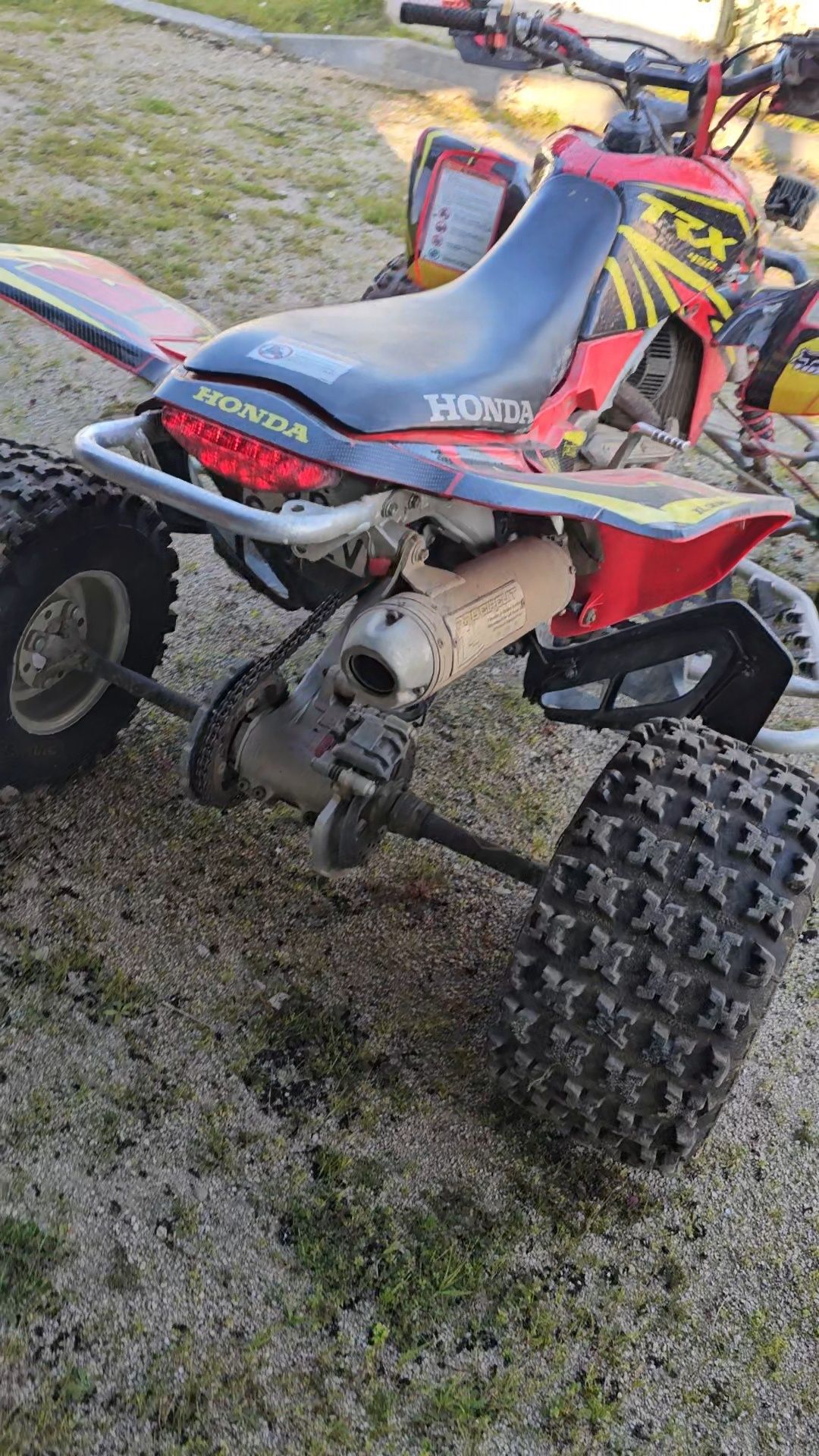 Honda trx450r matriculada venda/troca