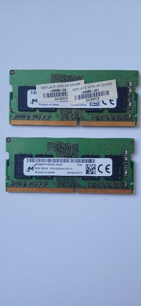 Pamięć RAM (2 x 8GB) DDR4. Do Laptopów
