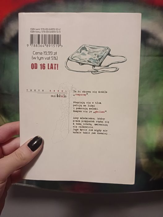 Manga "Tokyo ghoul " tom 1