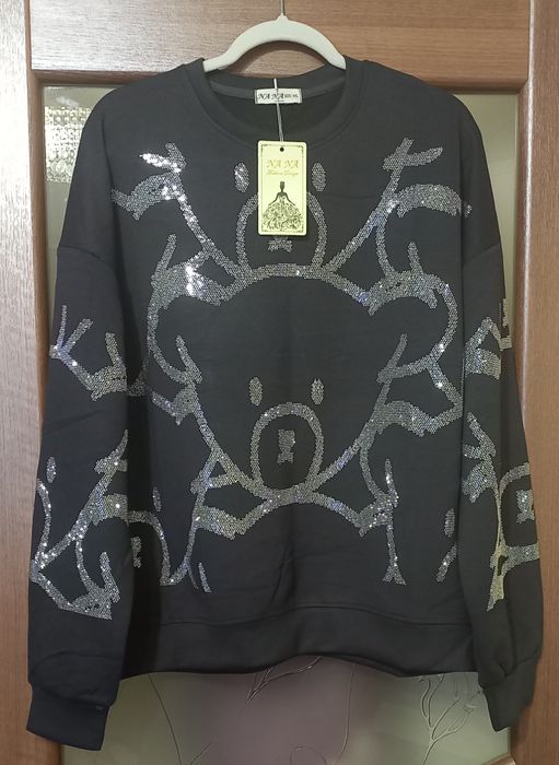 Світшот жіночий кольору графіт