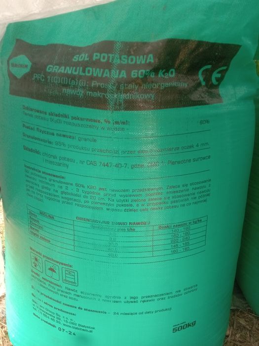Sól potasowa 60%