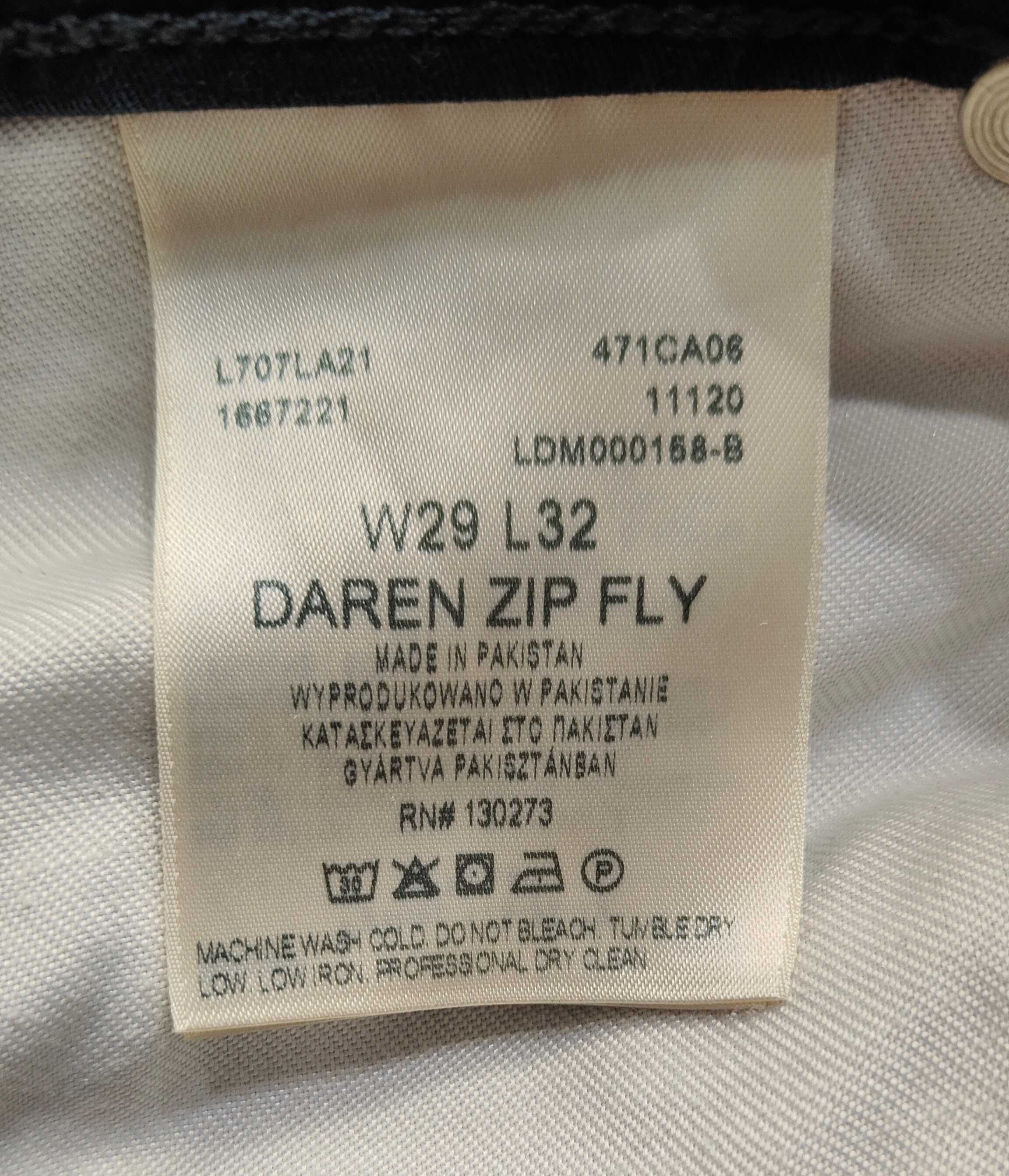 Wr) LEE Daren ZIP FLY  spodnie materiałowe Roz.29/32