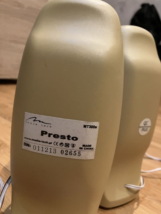 Retro Głośniki Komputerowe MediaTech Presto MT300a