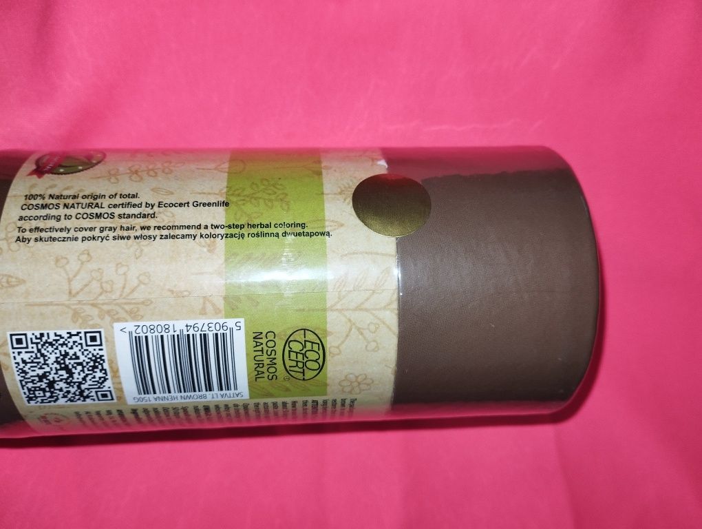 Nowa farba do włosów sattva 150 g