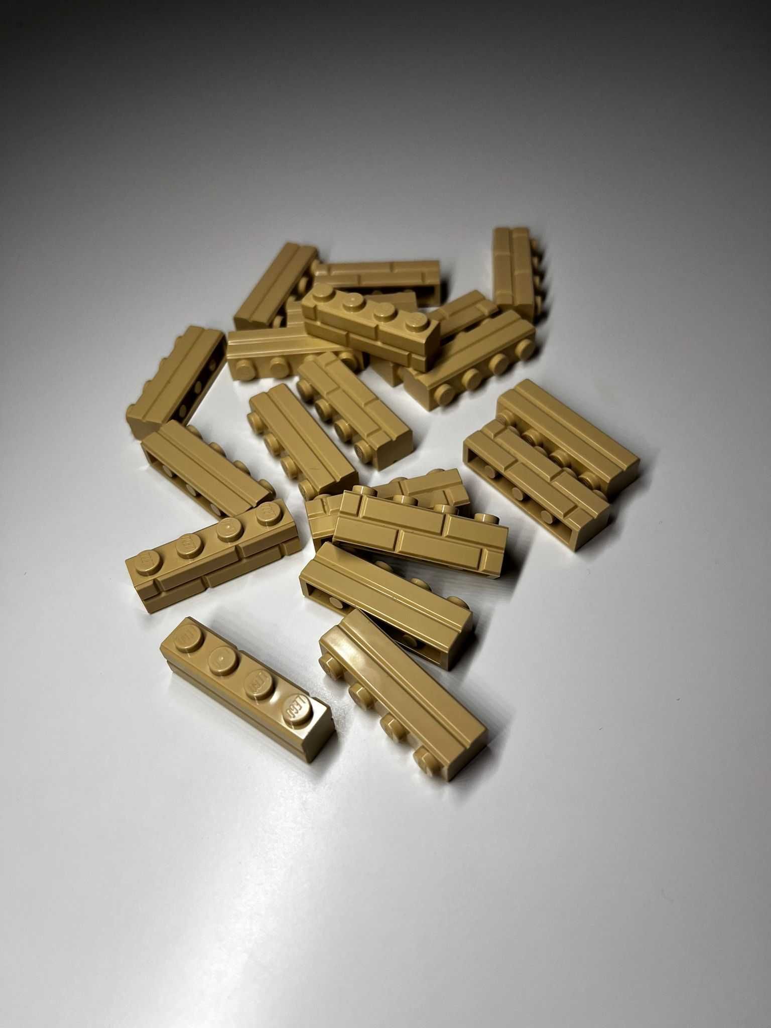 30 x LEGO cegła 15533 1x4, Tan