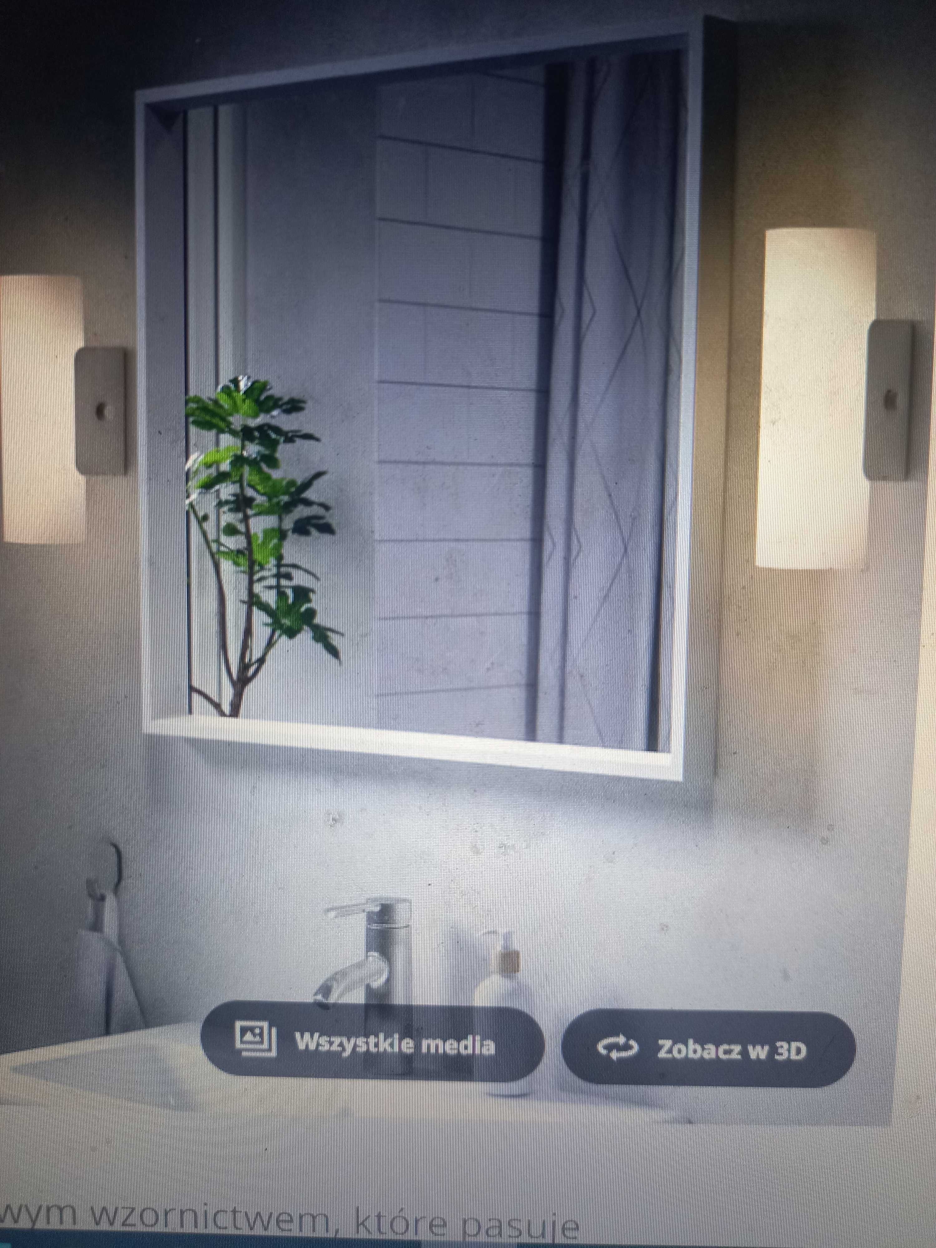 Lustro ikea białe