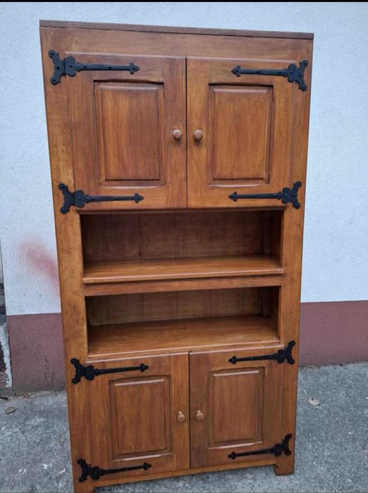 Kredens dębowy antyk