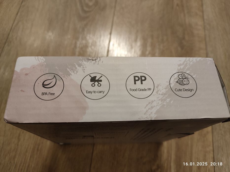 Nowa różowa przenośna toaleta nocnik składany