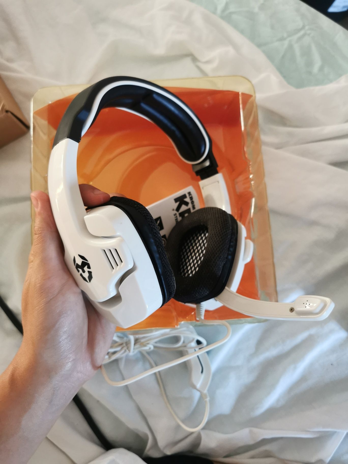 Headset Krom Krush Branco
