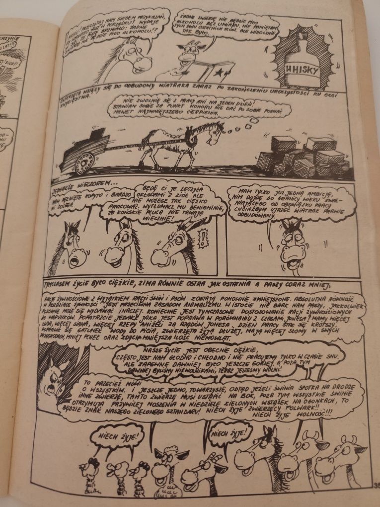 „Folwark zwierzęcy” – komiksowa adaptacja wg Orwella
Autorzy: Maciek B
