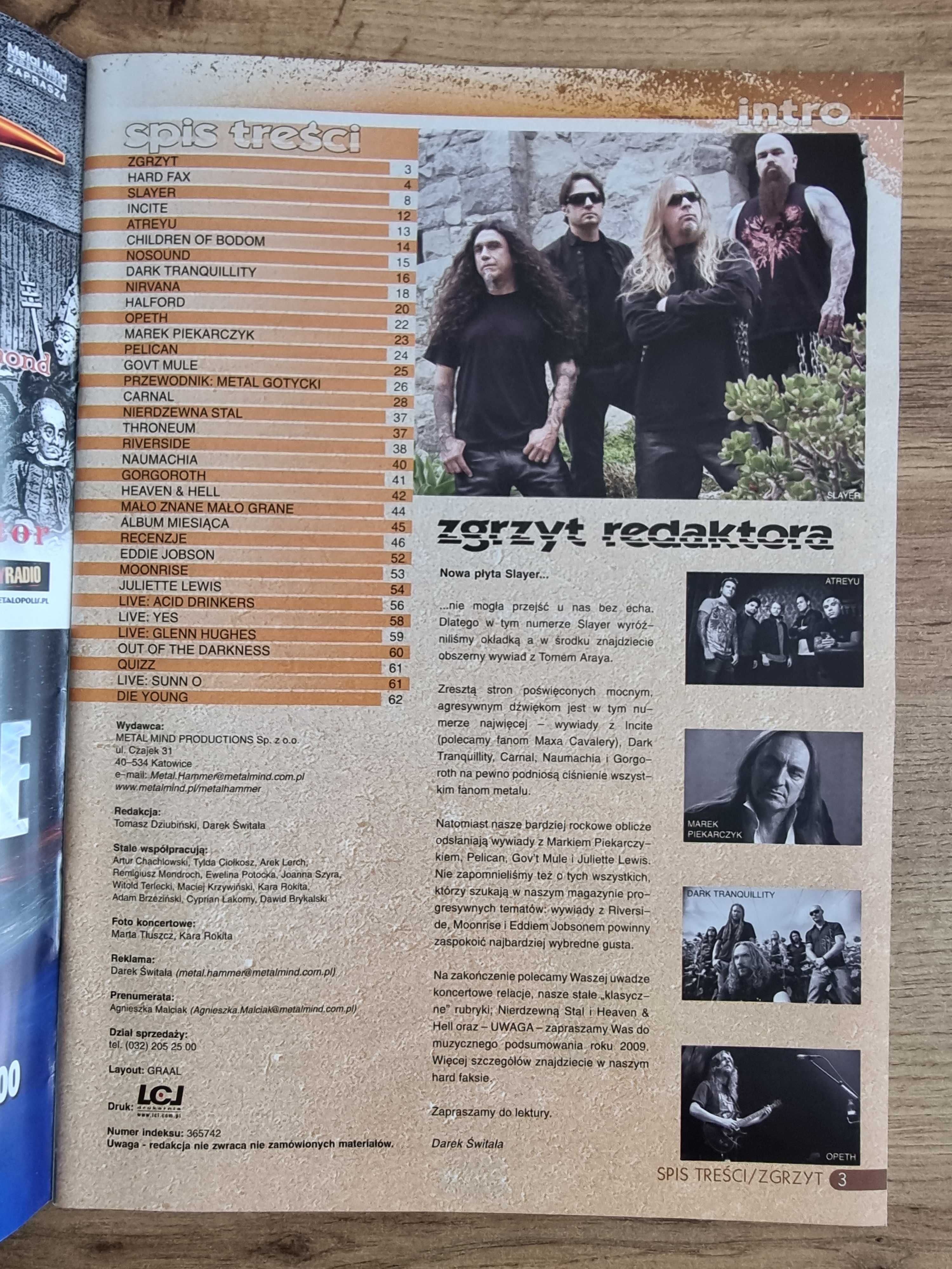 Metal Hammer 2009 - Slayer, Plakaty: Rammstein, Closterkeller
