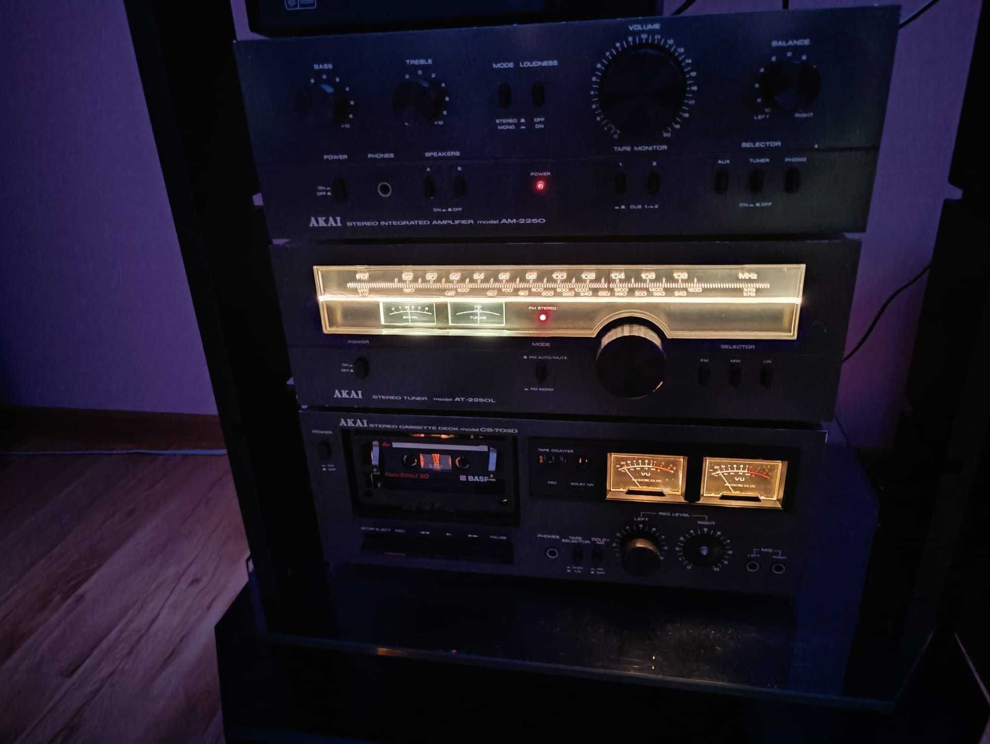 Akai Wieża Am-2250 At-2250 JAPAN ORYGINAŁ Deck nieaktualny