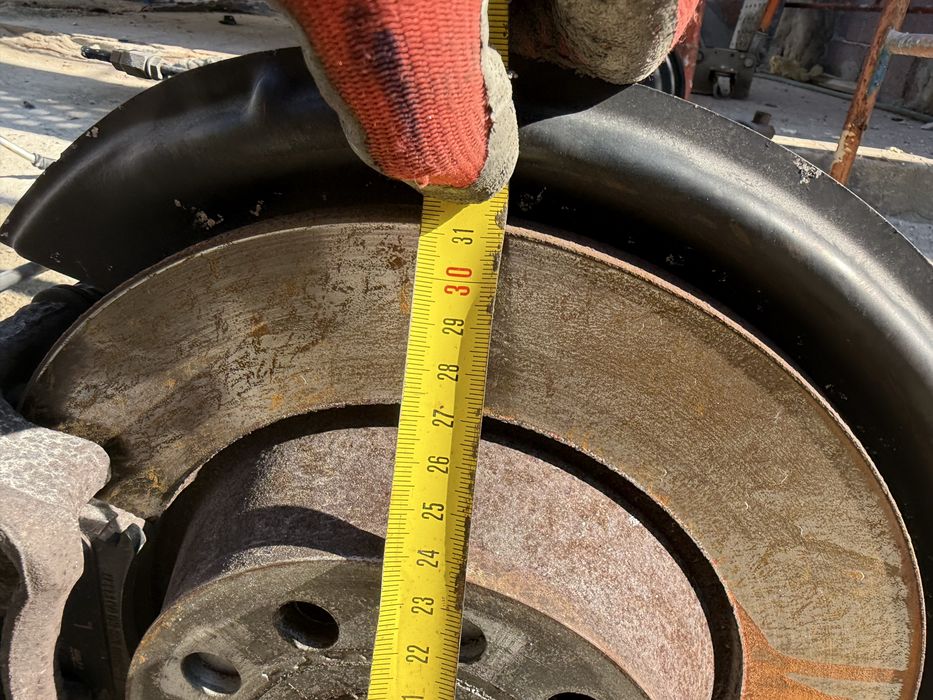 Eixo traseiro audi a3 8p travagem 312 mm