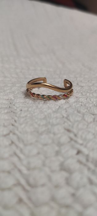 Anel colorido aço inoxidável