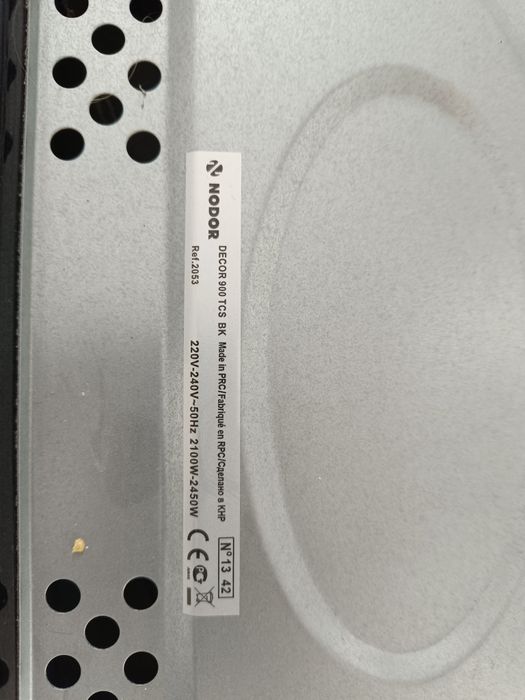 Forno NODOR avariado