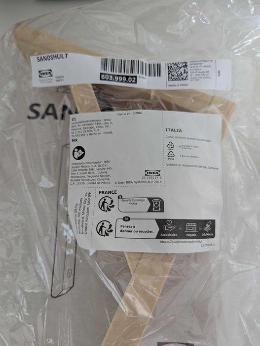 IKEA Sandshult Suporte prateleira (2 NOVOS)