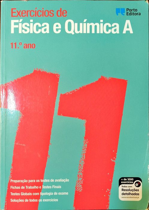 Livros de preparação para testes de física e química