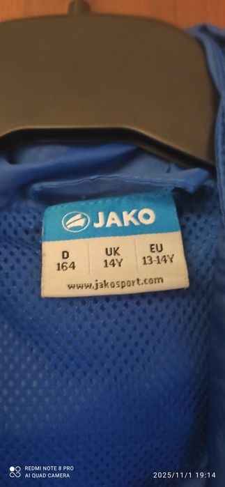 Kurtka wiatrówka przeciw deszczowa 164