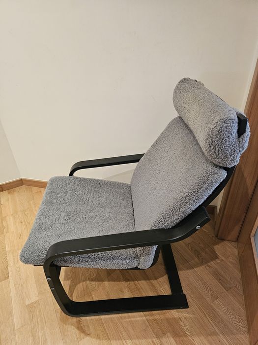 Poltrona ikea pêlo carneiro