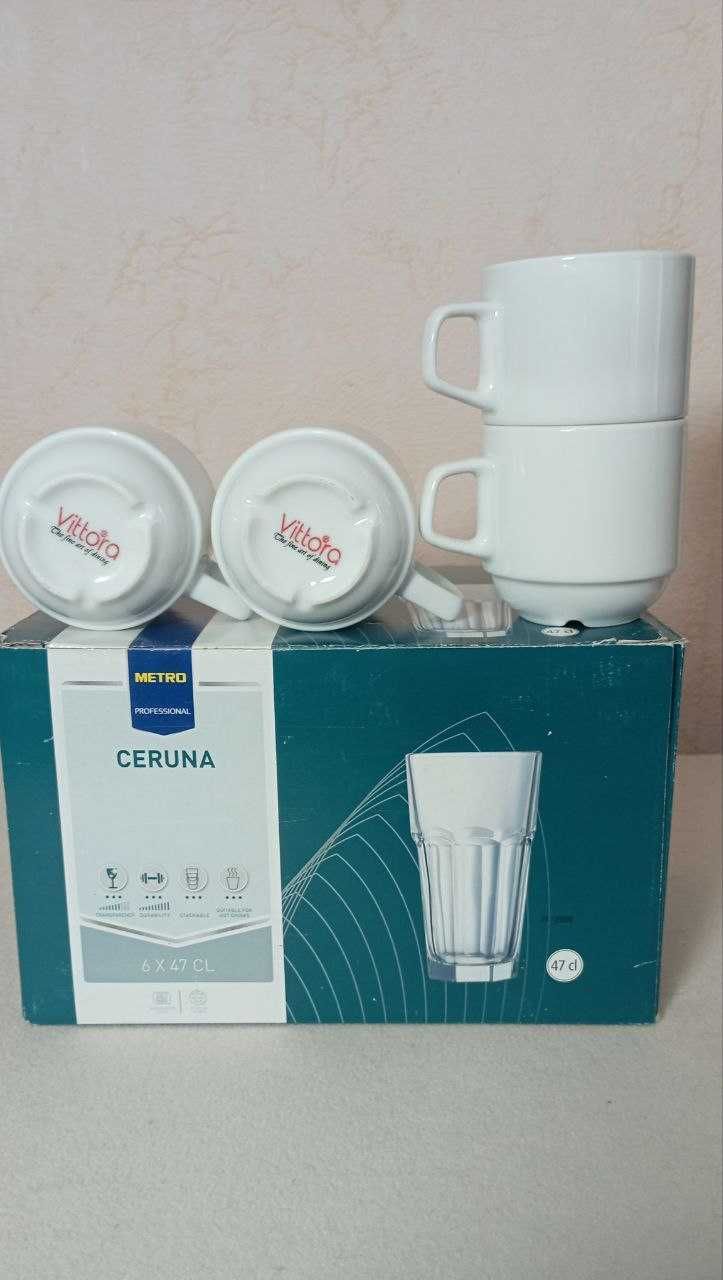 Продам стаканы и чашки для кафе