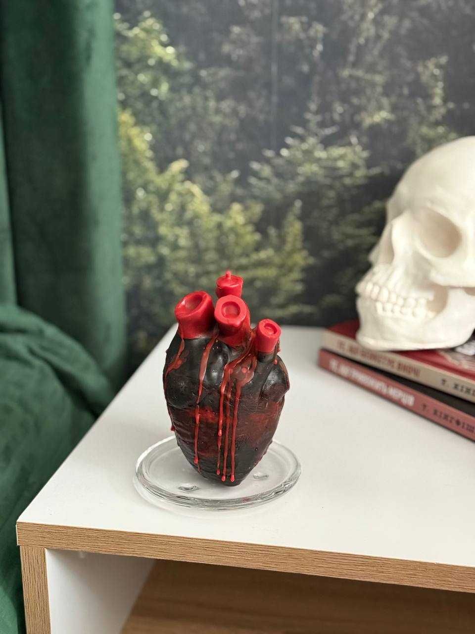 Декор для Helloween малий опт Свічка Серце