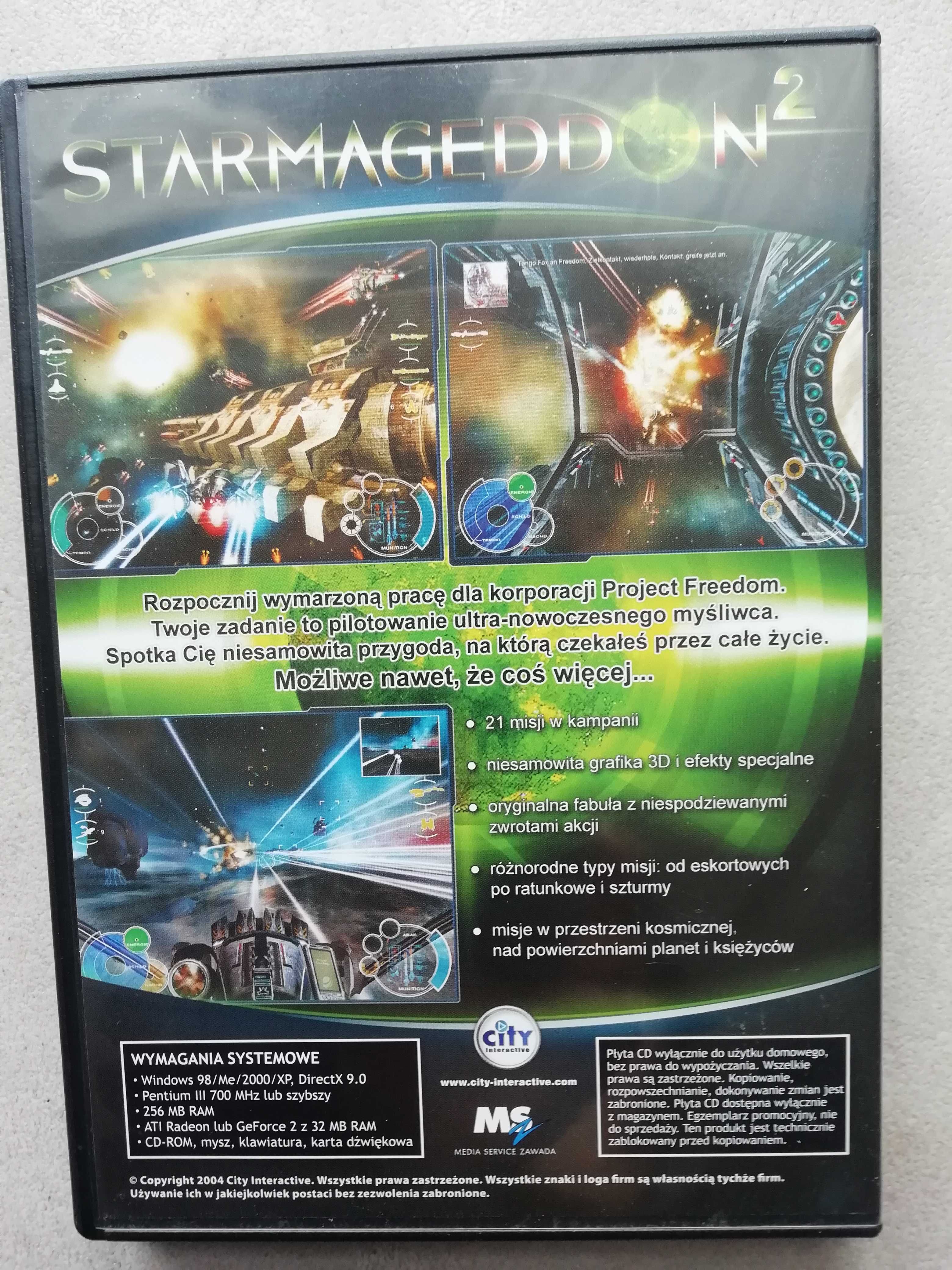 Starmageddon 2, gra na CD.