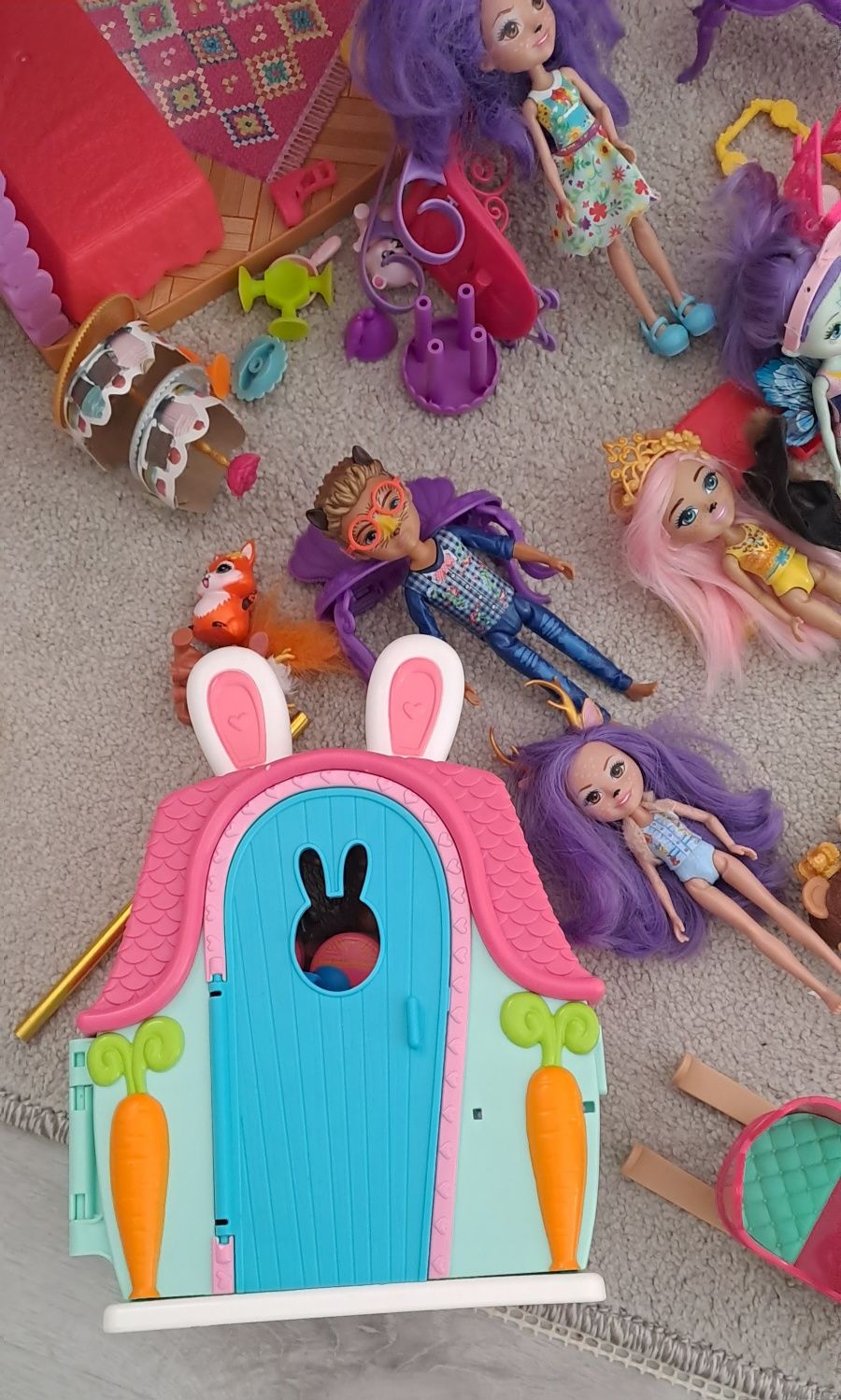 Enchantimals lalki i misie domek