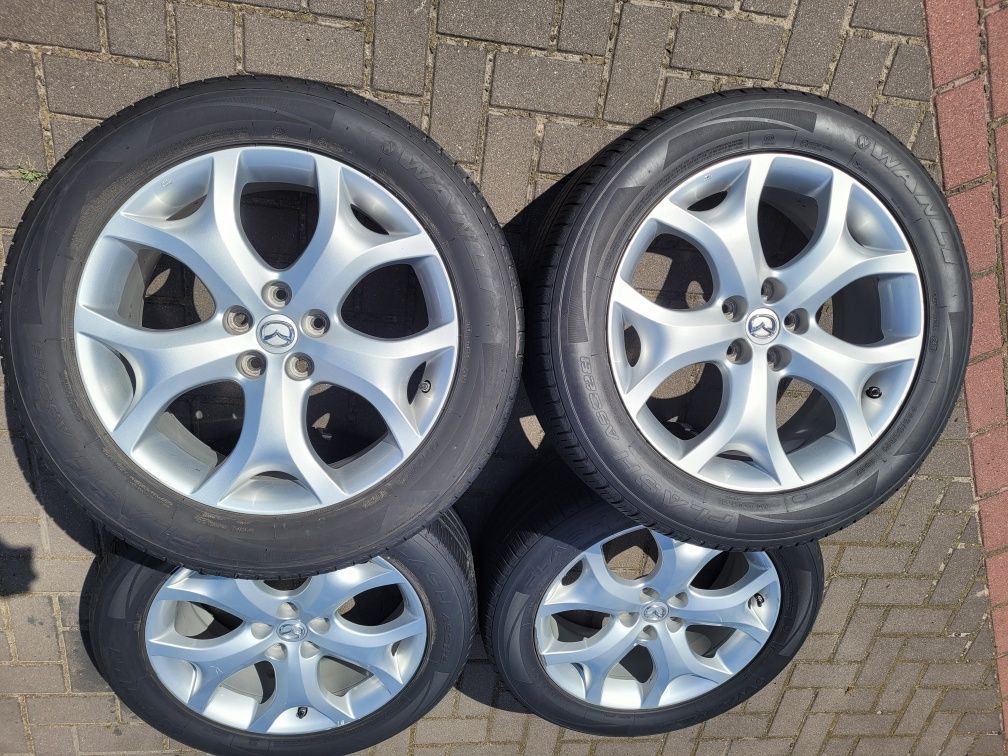 Koła Alu Oryg. MAZDA CX5 CX7 5x114.3 19 Cal 7.5J 235/55 R19 5mm DOT 19