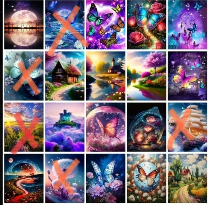 30*40 Алмазна Діамантова мозаїка, картина по номерах