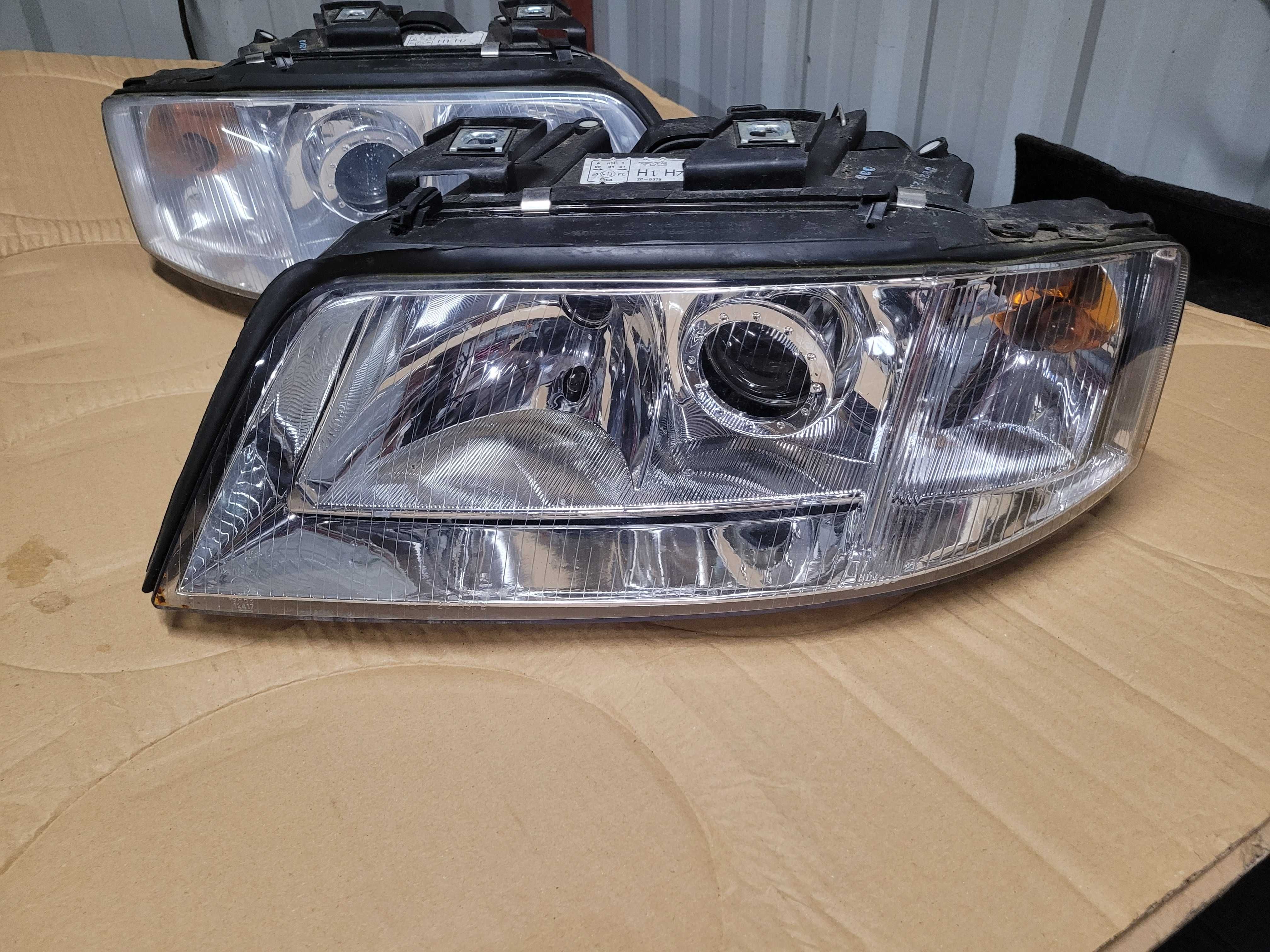 KSENON XENON lewy prawy przód przedni AUDI A6 C5 przed lift komplet