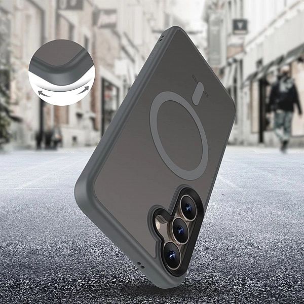 Tech-Protect Magmat Magsafe Galaxy S25 Matte Titanium