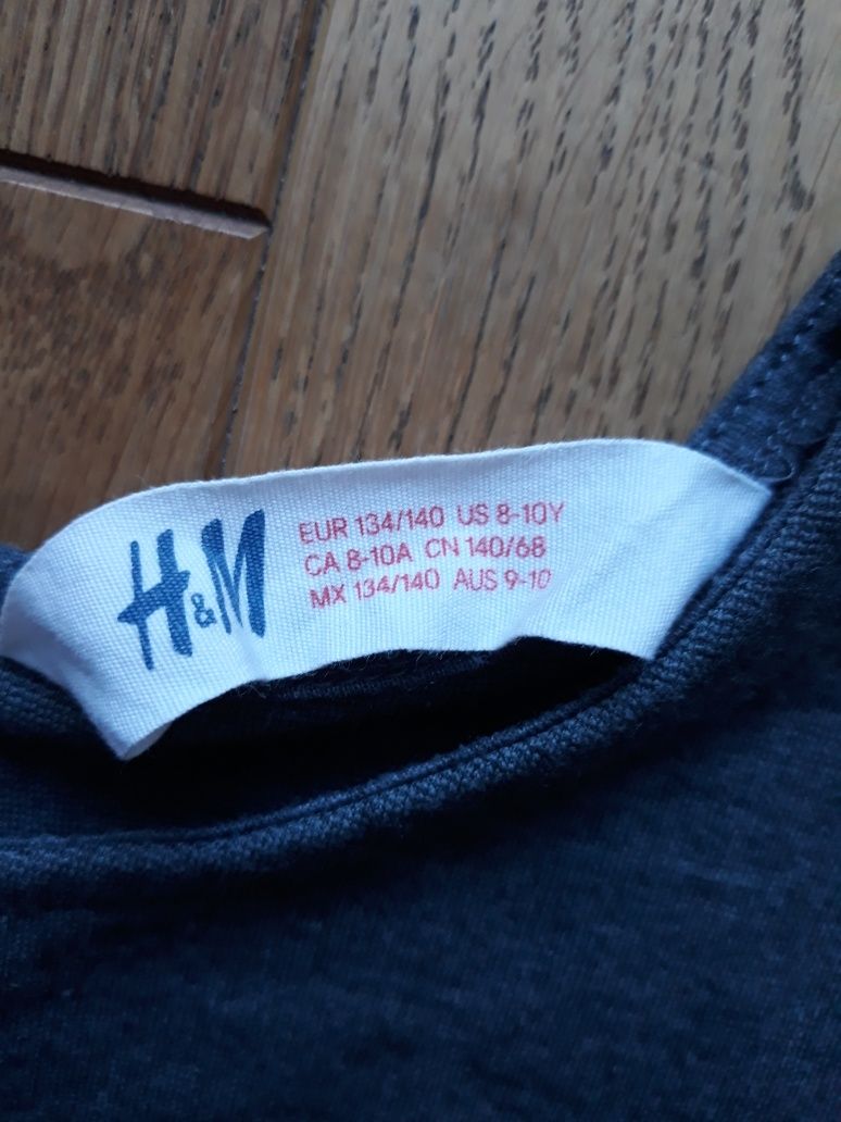 Sukienka H&M rozmiar 140 z buzią i oczami j. nowa