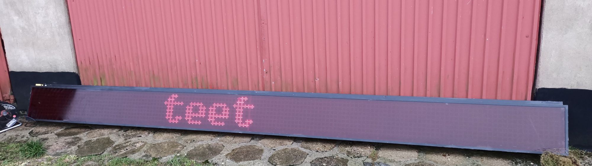 Ekran Telebim Tablica LED Reklama 5 m wyświetlacz