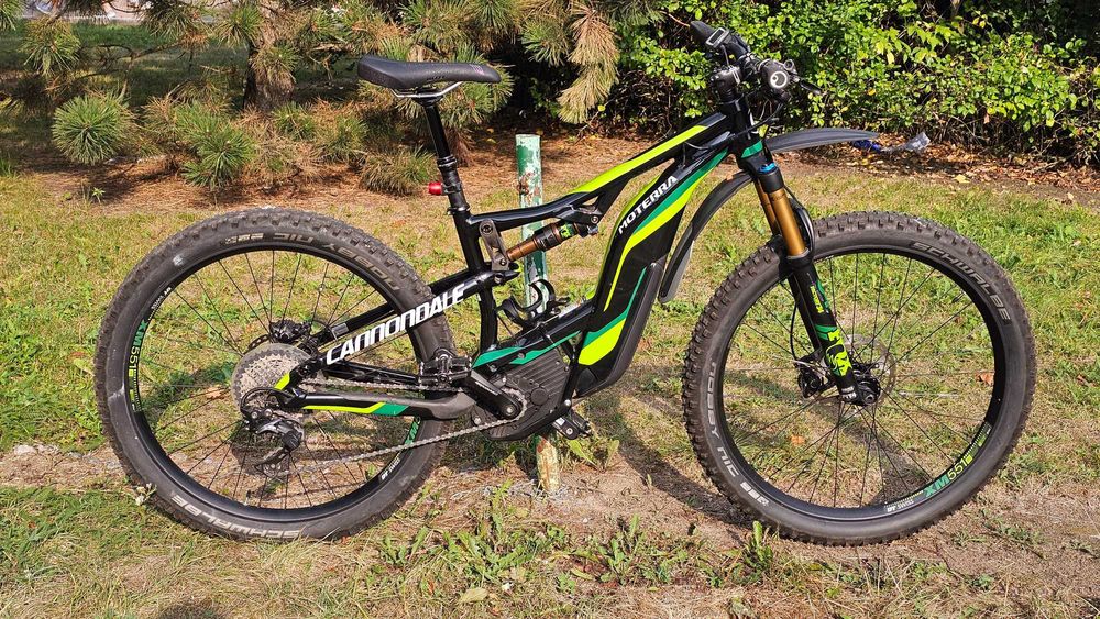 ## SUPER rower elektryczny Cannondale Moterra Fox kashima rozmiar S ##