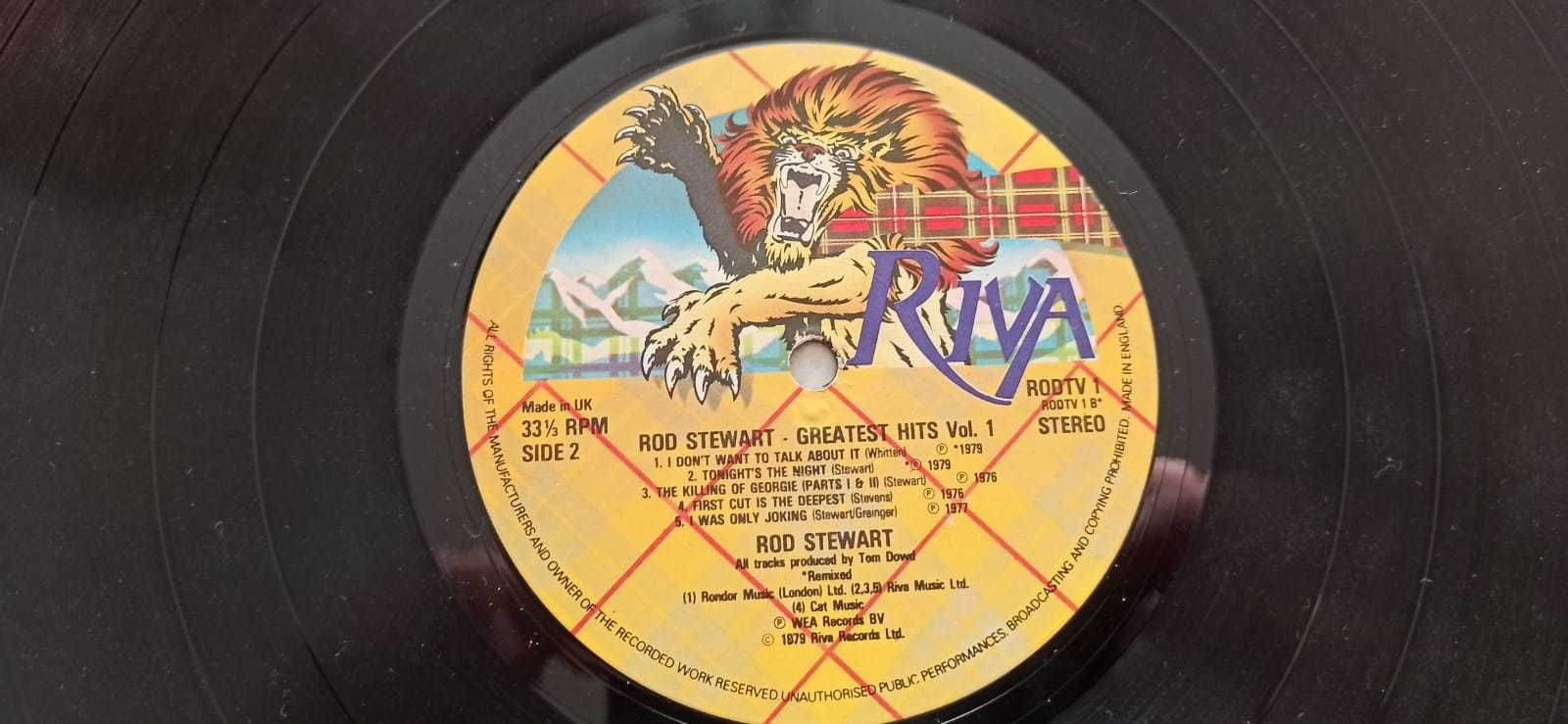 Rod Stewart 3 winyle: Greatest Hits, Atlantic Crossing, Blondes Have..