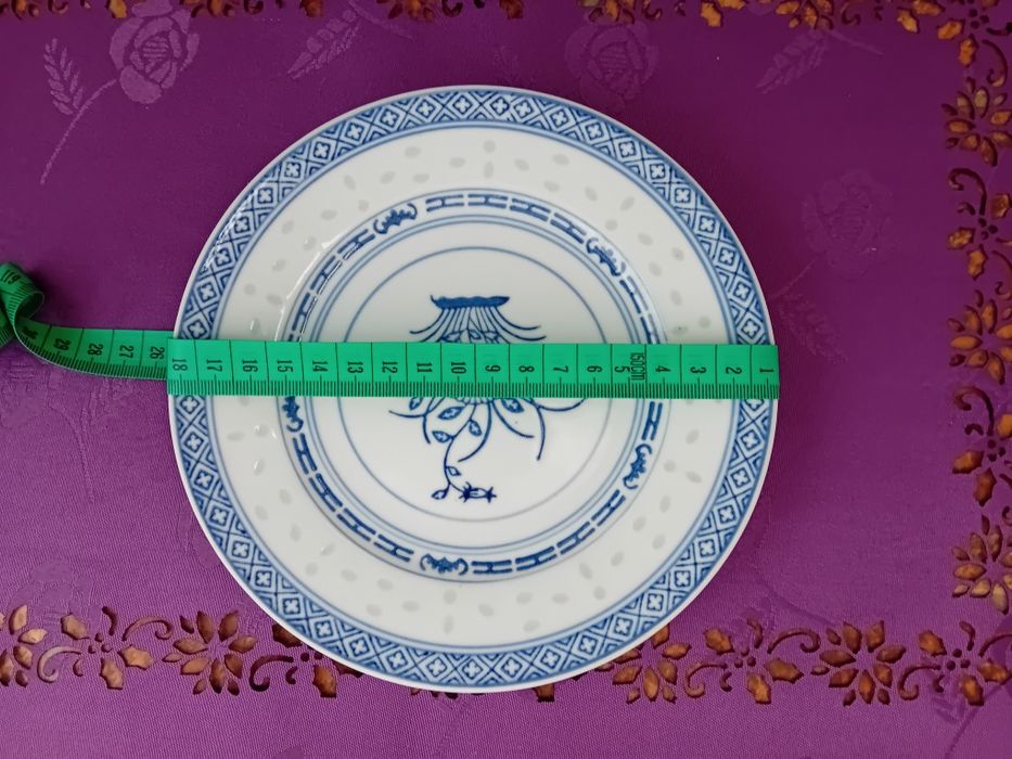 Talerzyk, miseczka i łyżeczka CHINY. Odbiór osobisty lub wysyłka.