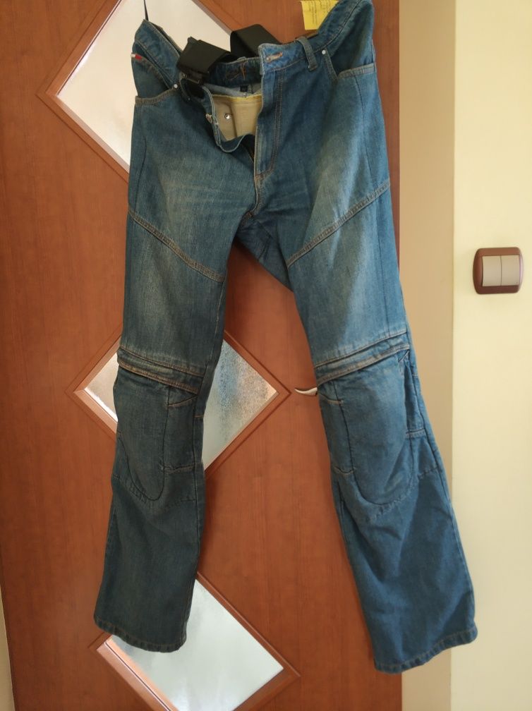 Spodnie motocyklowe jeans Vanucci. Rozmiar 52