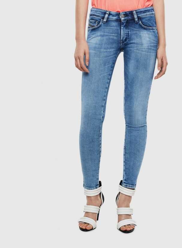 DIESEL spodnie jeansowe dżinsy super slim skinny 34 XS