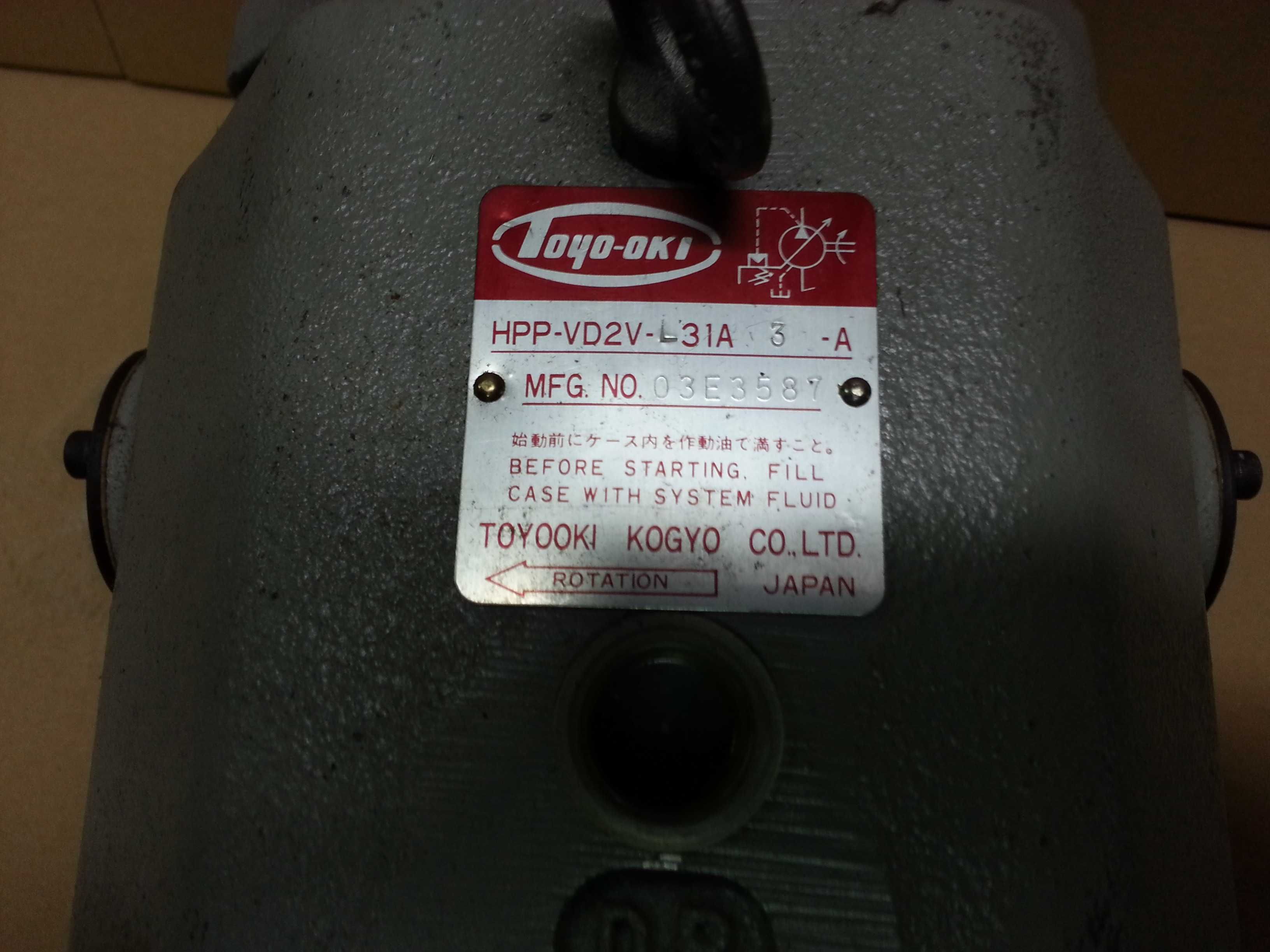 Pompa hydrauliczna TOYO-OKI HPP-VD2V-L31A3 70 bar