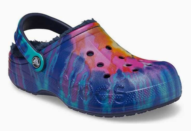 Утеплені крокси Crocs Classic Tie-Dye Lined Clog - від 20/21 до 38/39