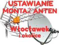Montaż ustawianie anten ustawienie anteny TV Włocławek GWARANCJA !!!